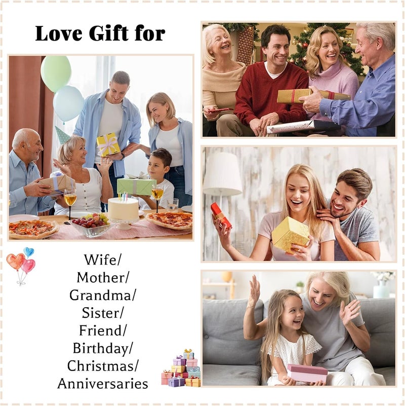 Senteria أقراط لؤلؤ من الفضة الإسترلينية 925 مجموعة أقراط صغيرة خفيفة الوزن لامعة للنساء 6 أزواج 3-10 مم - Image 5